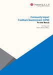 Community impact feedback questionnaire (CIFQ) : the user manual