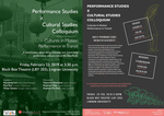 Performance Studies x Cultural Studies Colloquium : Cultures in Motion, Performance in Transit